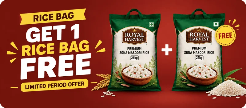 RICE BAG GET 1 RICE BAG FREE LIMITED PERIOD OFFER